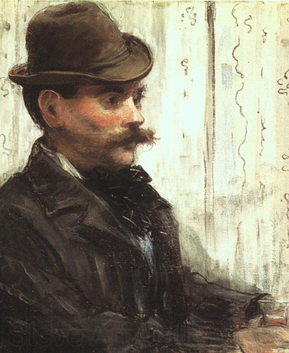 Edouard Manet Portrait of Alphonse Maureau Norge oil painting art